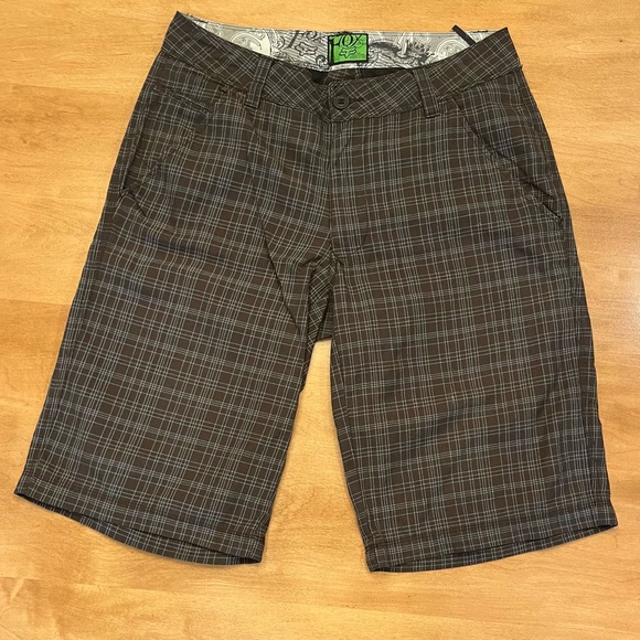 Vintage Y2K plaid shorts from Fox Racing - Picture 1 of 4